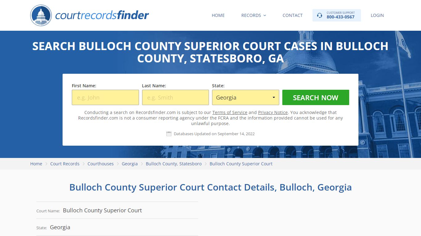 Bulloch County Superior Court Case Search - Bulloch County, GA ...